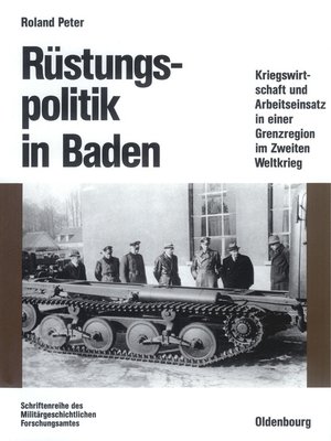 cover image of Rüstungspolitik in Baden